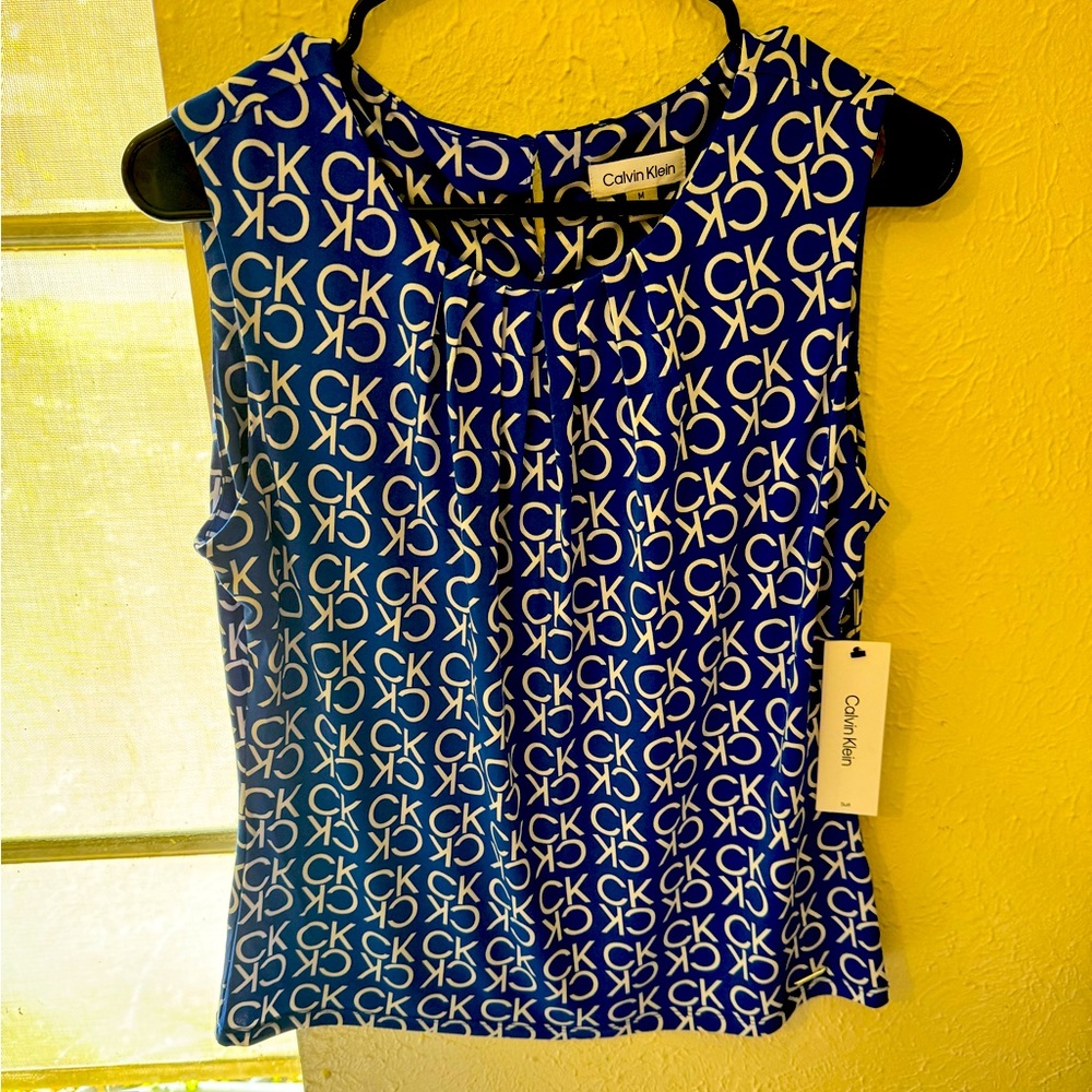 Beautiful royal blue Calvin Klein go to top